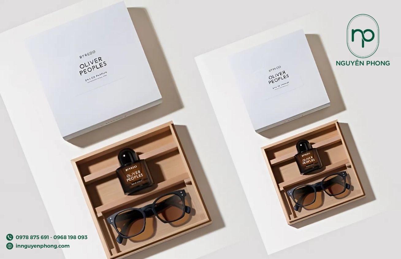 Hộp đựng kính chia ngăn làm quà tặng